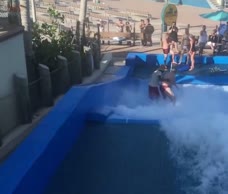 Dude Loses His Trunks