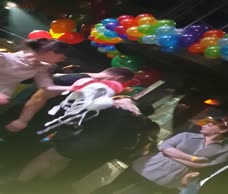 Dude Strips At A Party