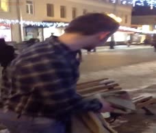 Lad Goes For A Naked Walk