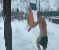 Sauna Snow Swim