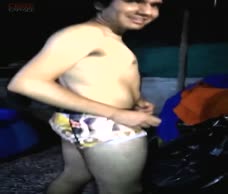 Lad In A Paddling Pool