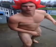 Footballer Goes For A Run