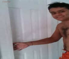 Naked Lad In The Shower