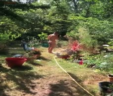 Garden Hose Shower