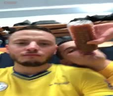 Footballers Get Dressed