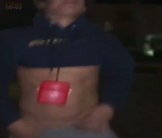 Lad Walks With His Dick Out