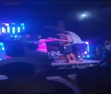 Asian Man Pantsed On Stage
