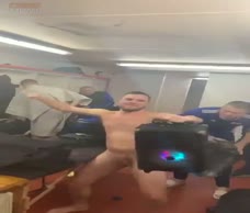 Naked Footballer Shaking Cock In Locke