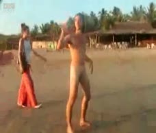 Spanish Lad Runs Naked At The Beach