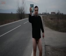Dude On A Road