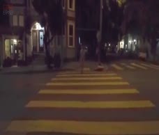 Asian Man Walks Naked