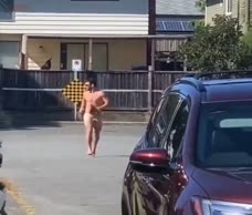 Dude Runs Naked