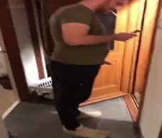 Dude Answer The Door With His Dick Out