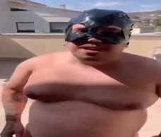 Fat Man Dances Naked