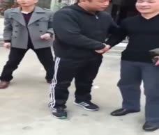 Asian Lad Pantsed