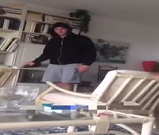 Dude Dances With His Dick Out