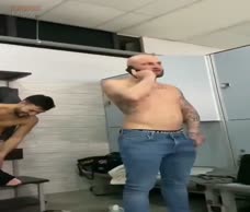 Dude In The Locker Room