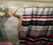 Hairy Lad In The Shower
