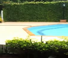 Dude Jumps In The Pool