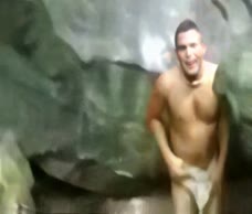 Mexican Lad On The Rocks