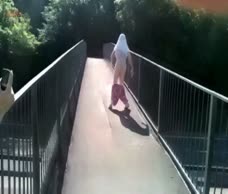 Luke Naked A Bridge