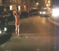 Naked Man In The Street