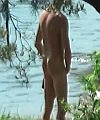 Naked Man At The Lake