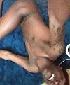 Black Lad Naked On The Floor