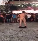Man Dances Naked
