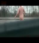 Naked Man In The Car Park