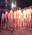 Festival Lads Run Naked