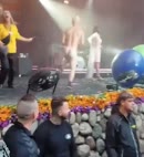 Short Naked Guy On Stage