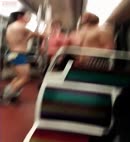 Rugby Team Strips On Metro
