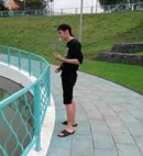 Russian Lad Takes A Piss