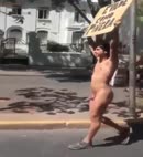 Naked Protestor