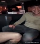 Naked Dick Dance In A Taxi