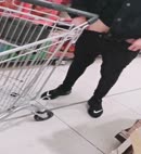 Lad Flashes His Cock At The Supermarket