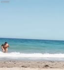 Naked Man At The Beach