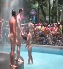 Naked Men In A Fountain