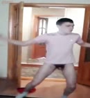 Russian Lad Dances Naked