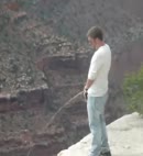 Pissing Off A Cliff