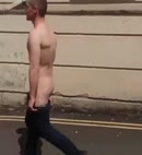 Lad Gets His Dick Out In The Street