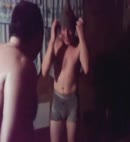 Sauna Lad Dances With His Dick Out