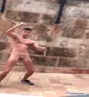 Naked Lad Dances In The Street