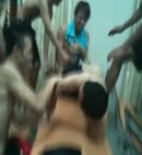 Asian Man Stripped By Friends