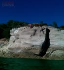 Naked Cliff Jump