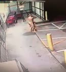 Naked Man On CCTV