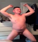 Chubby Lad Does A Dick Dance