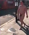 Naked Fat Man On The Street 2