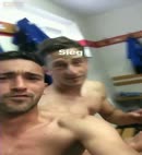 Footballer Caught With His Cock Out
